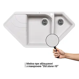 Кухонна мийка Lidz 1000x500/225 STO-10 (LIDZSTO101000500225) - мініатюра 3