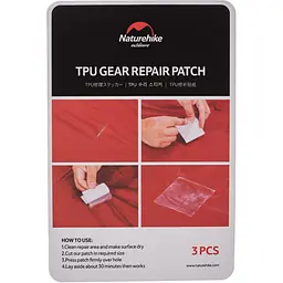 Набір латок Naturehike NH GR patch NH19PJ086 7х7см 3 шт прозорі - мініатюра 2