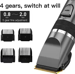 Машинка для стрижки Enchen Sharp-X Grey - мініатюра 4