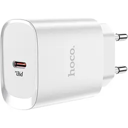 Мережевий зарядний пристрій Hoco N14 PD 20w White (745026) [81006]