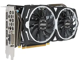Видеокарта MSI AMD Radeon RX 570 4Gb Armor (Radeon RX 570 ARMOR 4G) (GDDR5, 256 bit, PCI-E 3.0 x16) Б/у - миниатюра 2