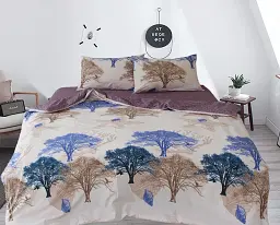 Комплект постільної білизни з компаньйоном TAG Tekstil R4534 Євро