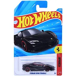 Базова машинка Hot Wheels Ferrari SF90 Stradale колір в асортименті (5785) JJK89 - мініатюра 6