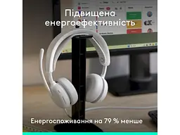 Наушники с микрофоном Logitech Zone Wired 2 USB White (981-001621) - миниатюра 5