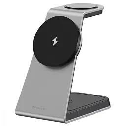 Бездротовий зарядний пристрій Proove Omni Power 3in1 15W Gray (WSOP15020003) - мініатюра 1