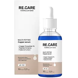 Мультипептидна сироватка для обличчя з пептидом міді Re.Care Multi-Peptide Copper Serum 30 мл