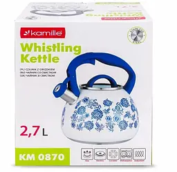 Чайник зі свистком Kamille KM-0870 2,7 л - мініатюра 10