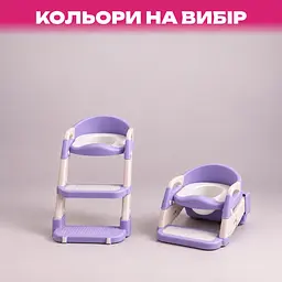 Дитяча драбинка-сходинка для унітазу, складана, з протиковзним покриттям - мініатюра 5