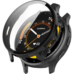 Чохол-накладка DK для Garmin Venu 3 Пластик Gloss Glass Full Cover (black)