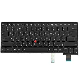 Клавіатура для ноутбука LENOVO (ThinkPad Yoga 460) rus, black, підсвічування клавіш, з джойстиком - мініатюра 2