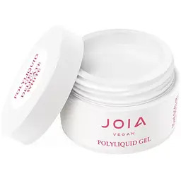 Рідкий гель для укріплення та моделювання Joia vegan PolyLiquid gel Delicate White 15 мл