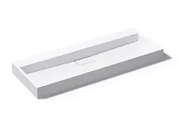 Умивальник VBI Este 120x46 см накладний/підвісний без отвору white VBI-019926 - мініатюра 4