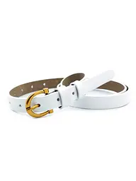 Жіночий шкіряний ремінь 1,8 х 110 см Weatro Білий zhin-kit-18k-0068 (zhin-kit-18k-0068) - мініатюра 3