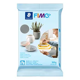 Пластика самозастигаюча Fimo Air сіра 500 г