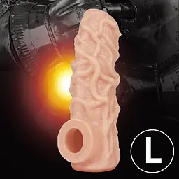 Насадка на член Kokos Nude Sleeve NS 004, L - мініатюра 2