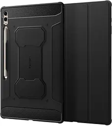Чехол Spigen Rugged Armor Pro для Samsung Tab S9 Ultra 14.6 (X910 / X916) / Tab S10 Ultra 14.6 (X920 / X926) Black (ACS06538) - миниатюра 2