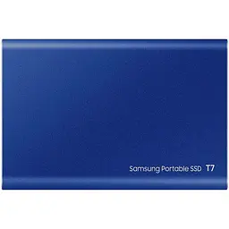 Внешний накопитель SSD Samsung T7 2TB Indigo Blue (MU-PC2T0H/WW) - мініатюра 3