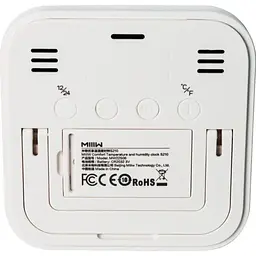 Термогігрометр Miiiw Temperature Humidity Clock S210 (MW22S06) [86275] - мініатюра 4