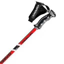 Лижні палиці Gabel HS-R 130 см Black/Red (7009150091300) - мініатюра 2