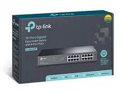Комутатор NET SWITCH 16PORT 1000M 8P POE+ TL-SG1016PE TP-LINK - мініатюра 4