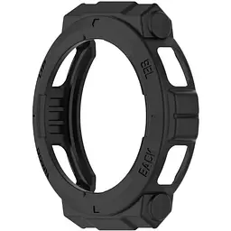 Чохол-бампер DK Силікон Outlines для Xiaomi Amazfit Active Edge (A2212) (black) - мініатюра 4