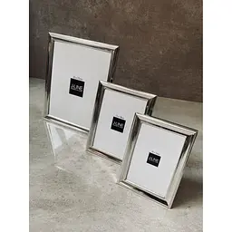 Фоторамка J-Line металева класична 20х25 см срібляста (93210) - мініатюра 2