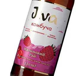 Напій Jiva Комбуча Малиновий рай з пюре малини та порічки червоної 330 мл (913219) - мініатюра 5