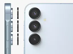 Захисне скло DK для Samsung Galaxy A35 A356 на камеру Lens Metal Ring Eagle Eye 017695 black 2 шт. - мініатюра 5
