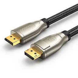 Кабель Ugreen DisplayPort M - M 3.0 м V1.4 8K Zinc Alloy Shell DP112 чорний - мініатюра 2