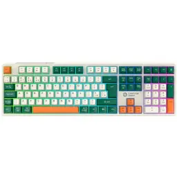 Клавіатура Canyon Shadder GKW-11 RGB Silent Wireless/Bluetooth/USB UA White (CND-SKBW11)