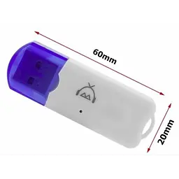 Bluetooth приймач аудіо адаптер Pix-Link USB Bluetooth White (15262) - мініатюра 2