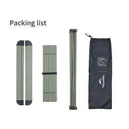 Складаний стіл Naturehike CNK2450JJ013, M, алюміній, сірий - мініатюра 4