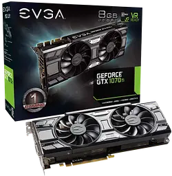 Відеокарта GeForce GTX 1070 Ti 8GB Evga Gaming SC Gaming ACX (08G-P4-5671-KR) Б/В