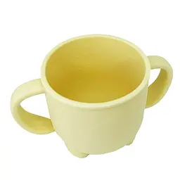 Силіконова чашка-поїлка з кришкою MGZ-0302(Yellow) 200 мл - мініатюра 2