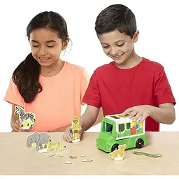 Ігровий набір Melissa & Doug Сафарі - рятувальна машина магнітний (MD30666) - мініатюра 3