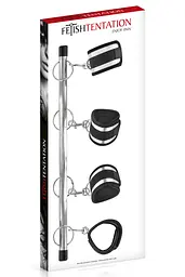 Фіксатор для рук та ніг Fetish Tentation Submission bar with 4 cuffs Fetish Tentation SO4667 91474