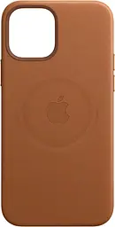 Чохол шкіряний протиударний Leather Case MagSafe MHKL3ZM/A (Original) для Apple iPhone 12 Pro Max (6.7") Saddle Brown - мініатюра 2