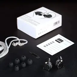 Гібридні навушники KZ ZS10 Pro 2 з мікрофоном чорні - мініатюра 4