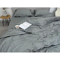 Підковдра Ecotton Natural Grey сатин 210х220 см сіра (24776) - мініатюра 3