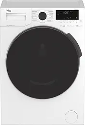 Пральна машина Beko з фронтальним завантаженням WUE8616XBCW, 8кг, 1400, A+++(-10%), Пара, 55см, Дисплей, Інвертор, Білий (WUE8616XBCW)