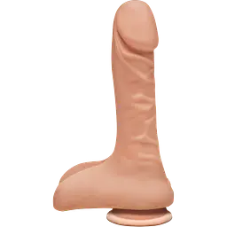 Фалоімітатор Doc Johnson The D Super D 9 Inch With Balls ULTRASKYN