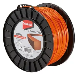 Жилка косильна "квадрат" 2.4 мм Makita E-02820 (206 м)