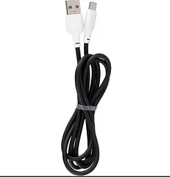 Кабель Gelius Full Silicon Cable USB to Type-C GP-UCN001C 18W 1.2m Black-White - мініатюра 4