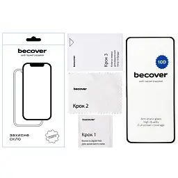 Скло захисне BeCover Motorola Moto G84 10D Black (712333) - мініатюра 3