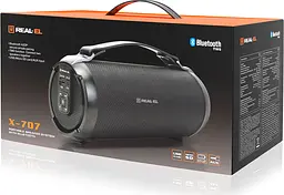 Портативна акустика Real-El X-707 Black [82784] - мініатюра 8