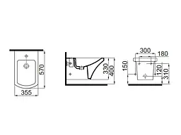 Біде IDEVIT Vega підвісне 2806-0305 - мініатюра 3