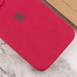 Чохол Silicone Case Full Camera Protective AA Apple iPhone 13 6.1" Червоний / Rose Red - мініатюра 3