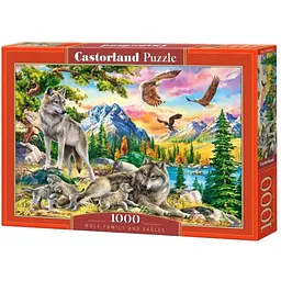 Пазл Castorland Родина вовків і орли 1000 ел. (C-104970)