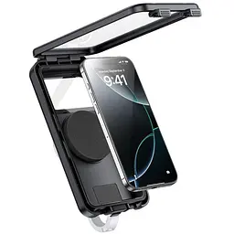 Веломото-кейс для смартфона PrimeTrip VB1 RainShield 6.9" (C0013D) Cosmic Black Baseus teh0029853 - мініатюра 2
