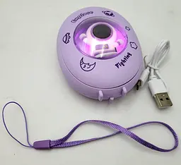 Кишенькова акумуляторна грілка обігрівач для рук нагрівач з USB зарядкою UKC AA21-1 фіолетовий - мініатюра 10
